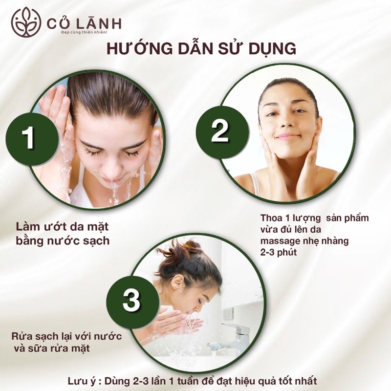 Kem tẩy tế bào chết từ hạt cà phê hữu cơ Cỏ Lành 100G