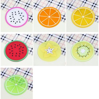Set 5 miếng lót cốc hình hoa quả