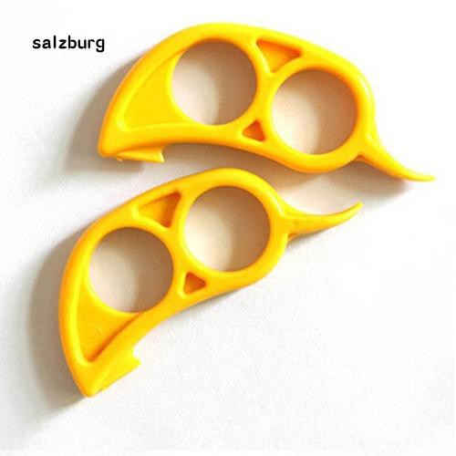 Dụng cụ hỗ trợ tách vỏ cam/chanh bằng nhựa kích thước 7cm x 2.5cm/2.76" x 0.95"