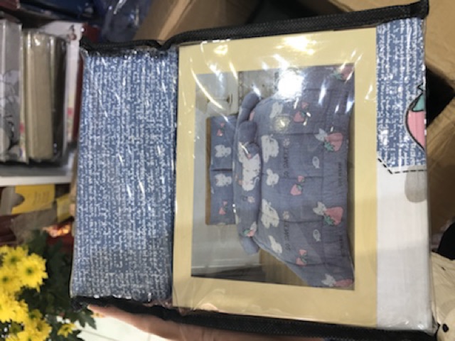 SET DRAP COTTON HOUSE THÁI CÓ VỎ CHĂN ĐI KÈM