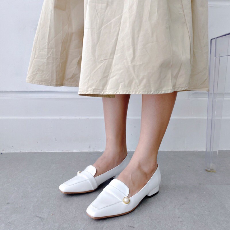 [ ẢNH TỰ CHỤP ]- Giày búp bê nữ oxford thời trang da cao cấp kiểu dáng trendy 2021 | BigBuy360 - bigbuy360.vn