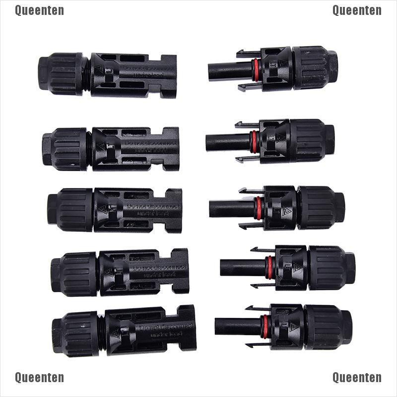 ★Nữ Hoàng★1 Bộ Kết Nối Dây Cáp MC4 30A Male M / F Năng Lượng Mặt Trời IP67