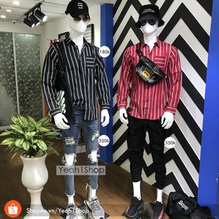 - áo sơ mi sọc