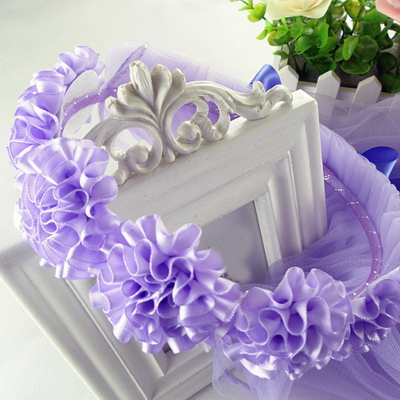 Mạng Che Mặt Thanh Lịch Với Vương Miện Hoa Trang Trí Cho Cô Dâu