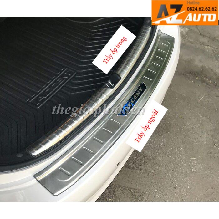 Chống trầy cốp Hyundai Accent 2018-2022 – INOX(hàng cao cấp)