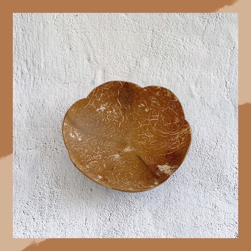 Dĩa gáo dừa Bến Tre hình bông hoa nhiều cánh