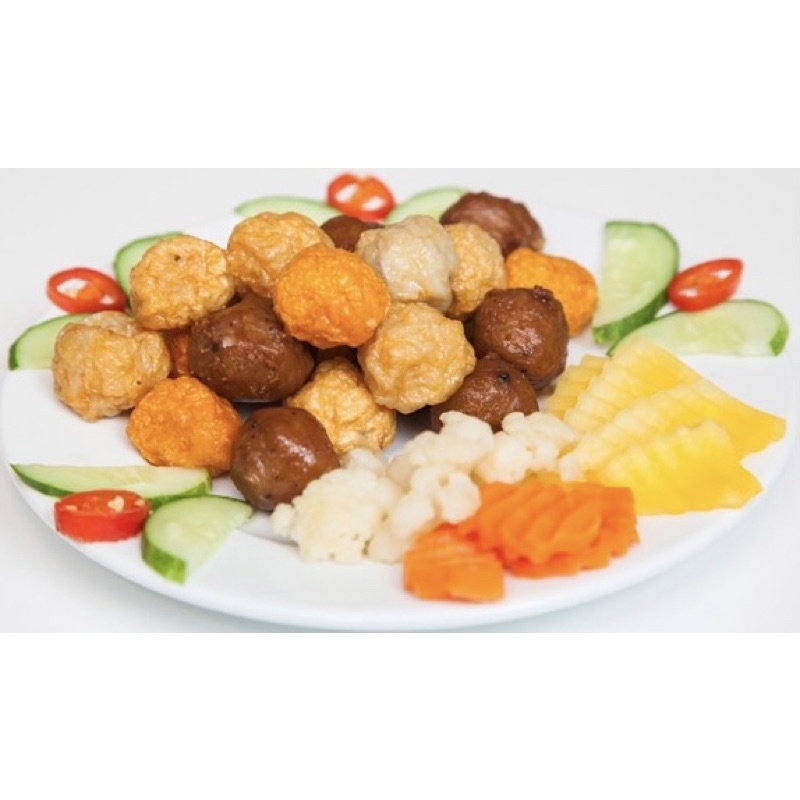 Cá viên chiên truyền thống thơm ngon nhãn hiệu BecoFood