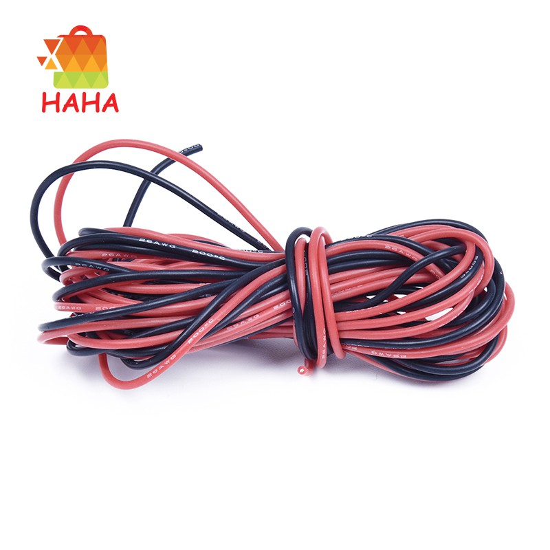 2 Cuộn Dây Cao Su Silicon 3m 26 Awg