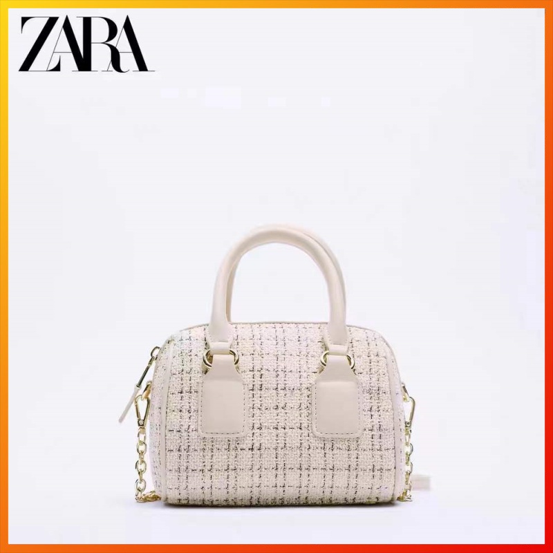 Zara Túi Xách Boston Đeo Vai Thời Trang Thu Đông Dành Cho Nữ