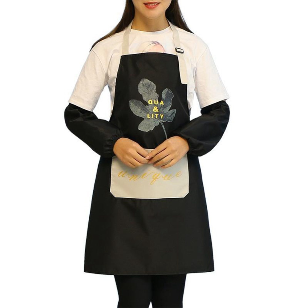 Tạp dề nấu ăn không tay chống thấm nước có túi đựng lớn thuận tiện chất lượng cao