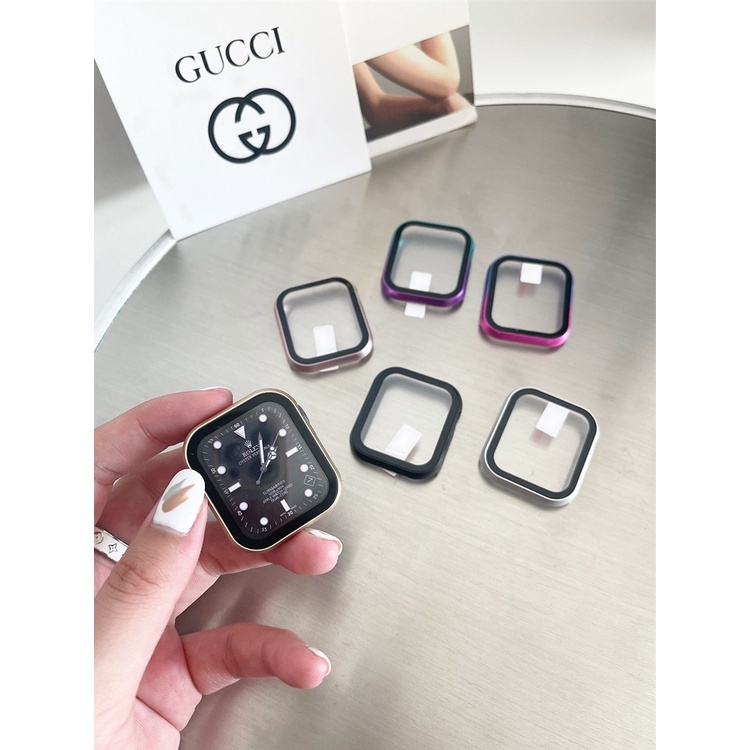 Vỏ bảo vệ bằng hợp kim nhôm cho đồng hồ APPLE iWatch SE 7 6 5 4 3 2 1 38mm-44mm 41mm 45mm