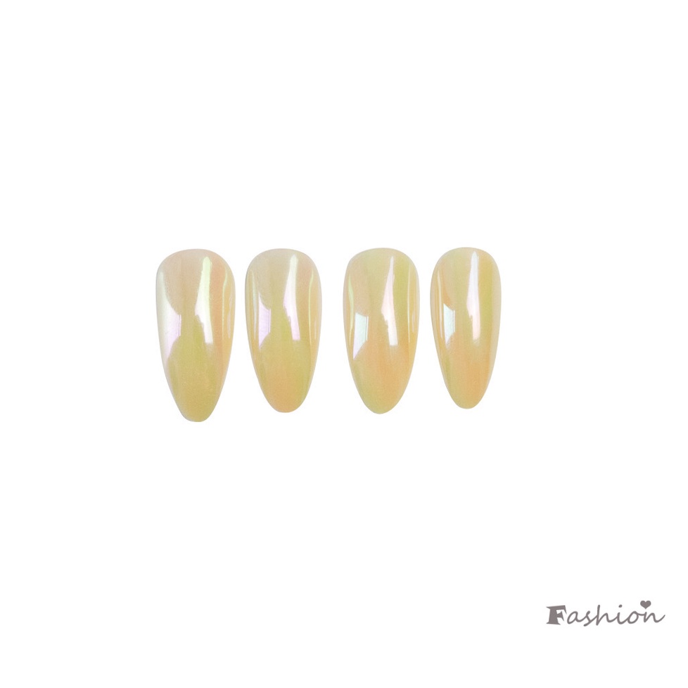 Bộ 24 Móng Tay Giả Loại Keo Dán Màu Hồng Cam Hồng / Cam Có Thể Tháo Rời Thời Trang Tiết Kiệm Thời Gian