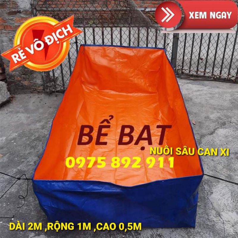 MUA BỂ BẠT NUÔI ,ỐC ,ẾCH , CÁ - TẶNG TRÁNG LƯỚI