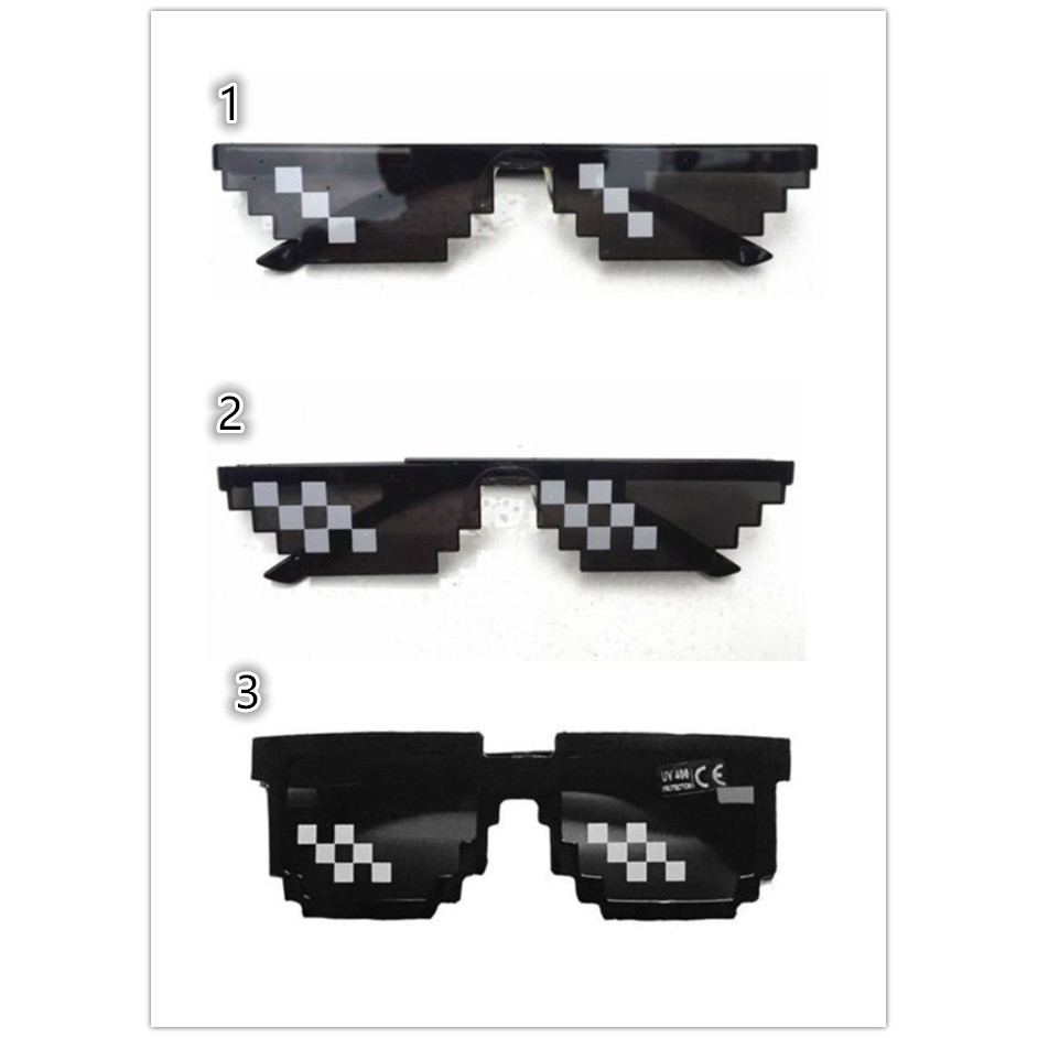 Mắt kính swag kiểu mosaic cá tính cho nam lẫn nữ