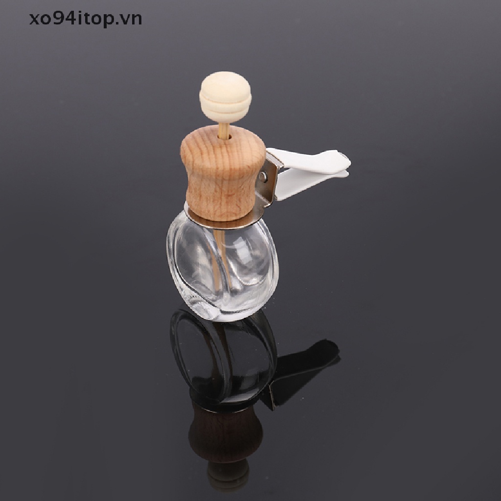 Xoitop Dây Treo Bình Đựng Tinh Dầu Thơm Làm Mát Không Khí Có Kẹp Gắn Kính Xe Hơi