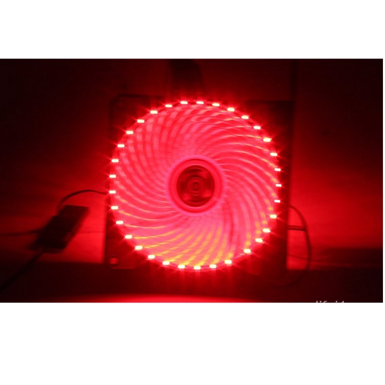 Quạt Tản Nhiệt Đồ Họa 12CM Có Đèn Đỏ | BigBuy360 - bigbuy360.vn