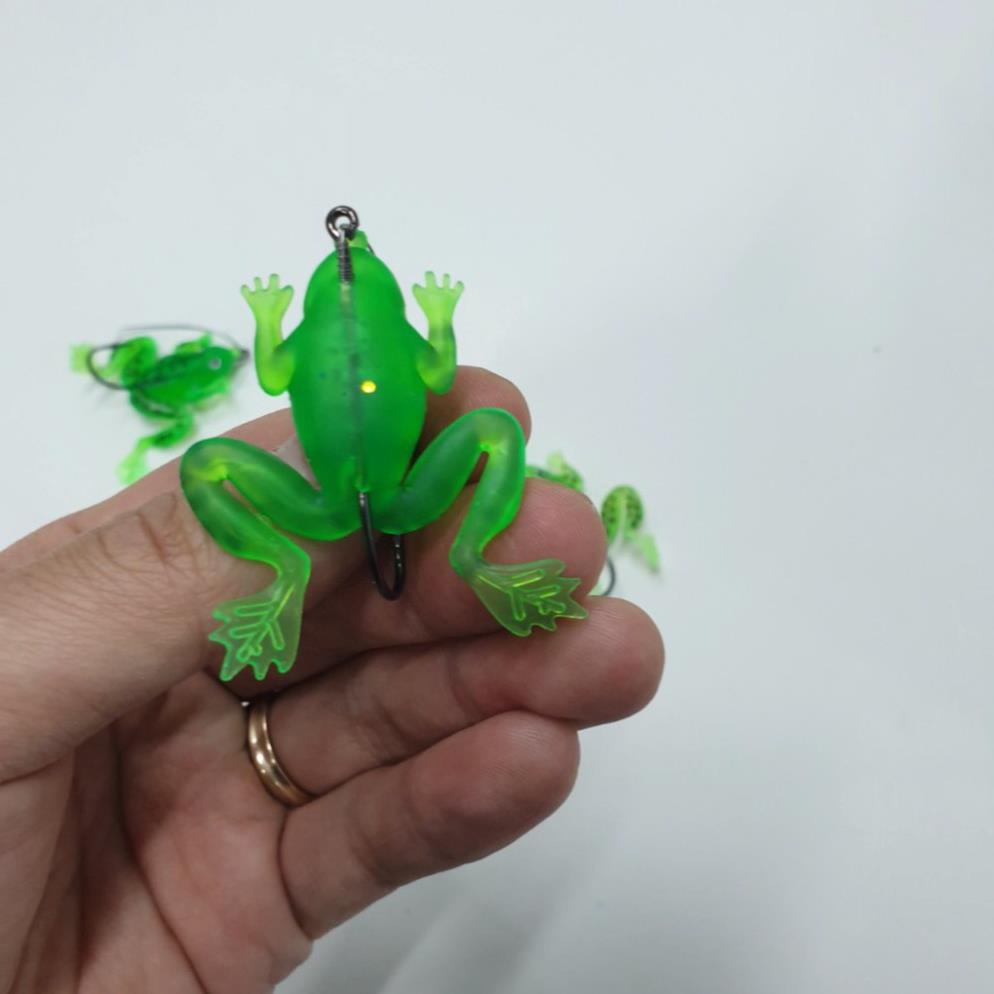Mồi câu lure nhái silicon có lưỡi chống vướng Mồi giả siêu bền Đồ Câu Việt Bắc _ shop đồ câu Phía bắc