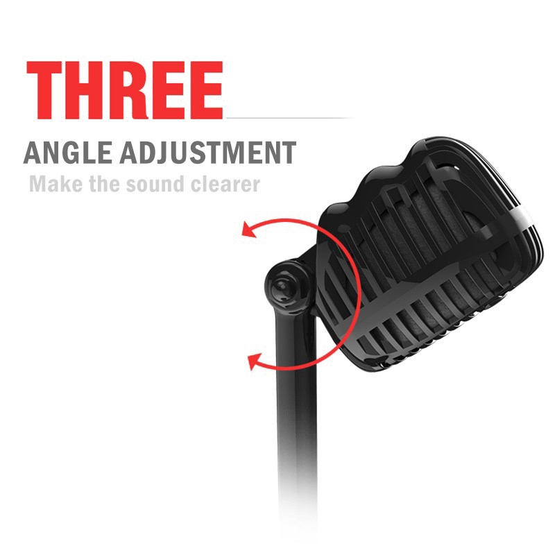 Micro Hát Karaoke Có Dây Chống Tiếng Ồn