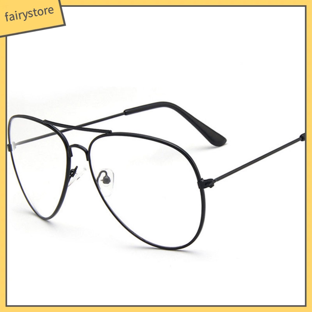 Mắt Kính Gọng Kim Loại Phong Cách Retro