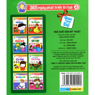 365 Ngày Phát Triển Trí Tuệ 4 (Bộ 8 Cuốn)