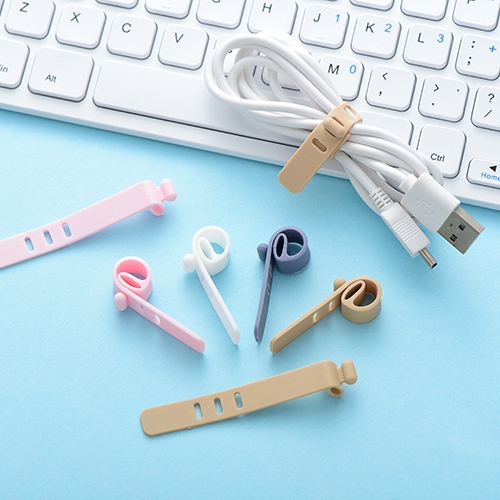 Set 4 phụ kiện giữ dây cáp gọn gàng từ silicon tiện dụng