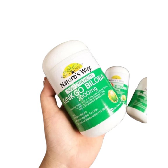 Nature's Way Viên Uống Bổ Não Ginkgo Biloba 2000mg 120 Viên | BigBuy360 - bigbuy360.vn
