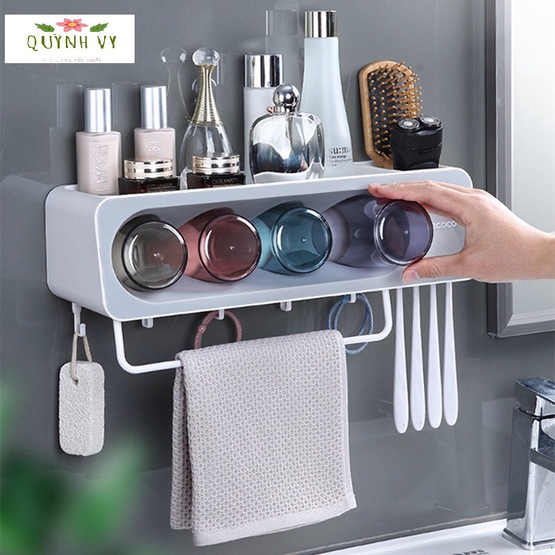 KỆ NHÀ TẮM THÔNG MINH MẪU MỚI ECOCO E2113 DÍNH HÚT CHÂN KHÔNG - KHÔNG CẦN KHOAN TƯỜNG