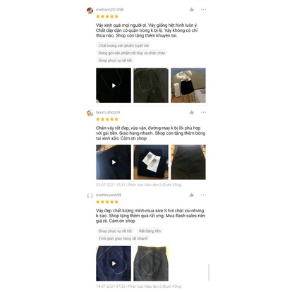 Chân váy chữ A ngắn công sở chỉ nổi đơn giản độc đáo vô cùng tôn dáng Mely's Fashion CV07