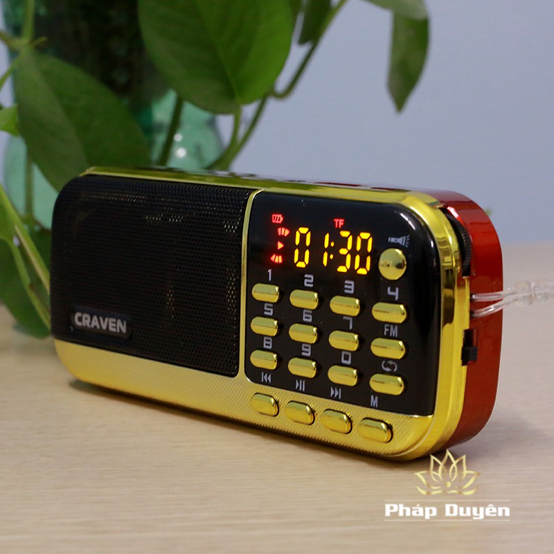 Máy Nghe Pháp Niệm Phật Mp3, Máy Nghe Kinh Phật Có Nút Bấm, Màn Led & Đèn Pin, Cổng Thẻ Nhớ - Để Bàn Thờ (chưa thẻ)