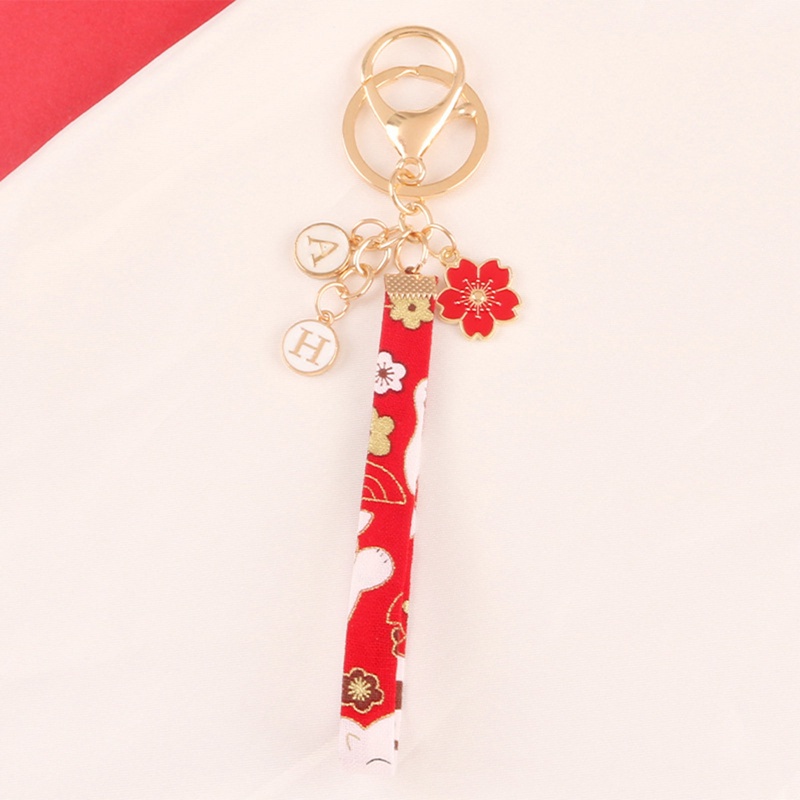 flowersqueen Móc khóa mặt hình hoạt hình phong cách Nhật Bản xinh xắn
