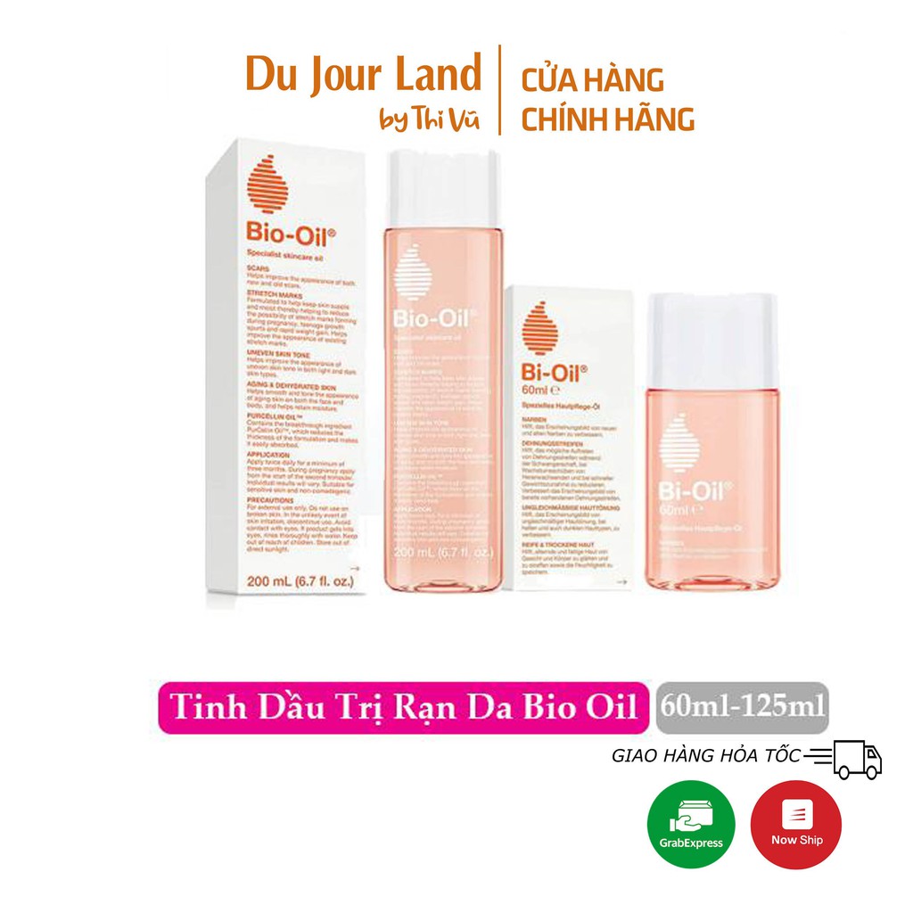 Tinh dầu dưỡng da Bio Oil, dầu rạn da cho mẹ bầu - Thi Vũ