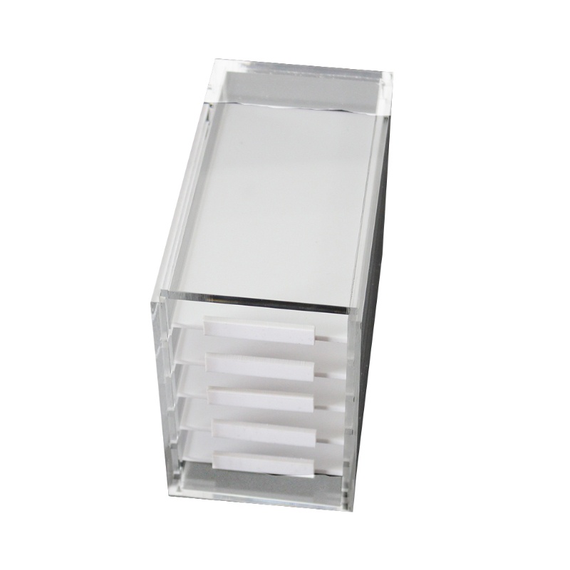 Hộp Đựng Lông Mi Giả 5 Tầng Siêu Trong Suốt Giá Đỡ