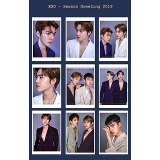 Lomo Card Ảnh EXO - SEASON GREETING 2019 ( 27 ảnh)