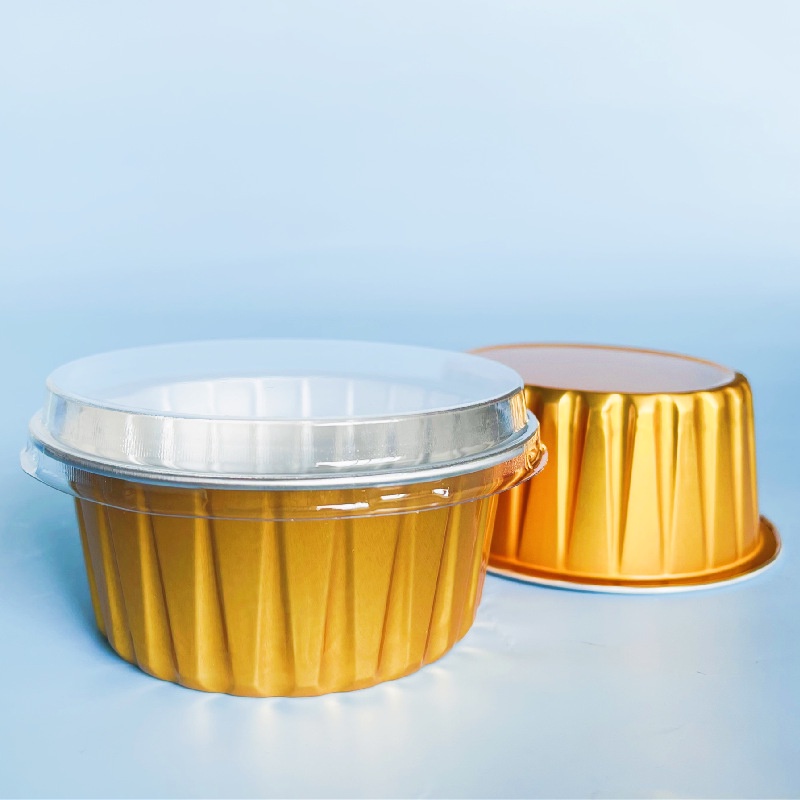 Cốc nhôm,bát nhôm tráng bạc làm bánh nướng,bánh trứng,sữa chua dung tích 125 ml tiện dụng cho mọi nhà