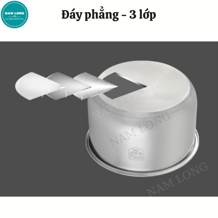 Ruột Nồi Cơm Điện, Lòng Nồi Áp Suất Điện Đa Năng, Chất Liệu Inox 304, Không Phủ Chống Dính, Nhiều Kích Thước