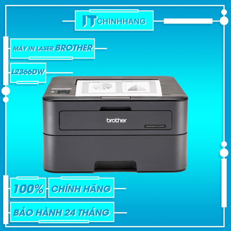 Máy In Laser Đơn Năng Brother HL-L2366DW - Hàng Chính Hãng
