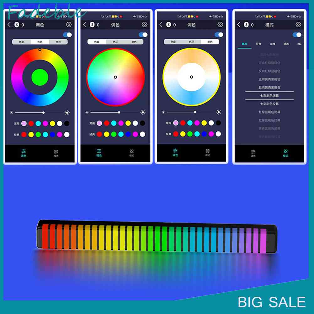 Dây Đèn LED D10 3D RGB 32 Bóng Điều Khiển Bằng Giọng Nói