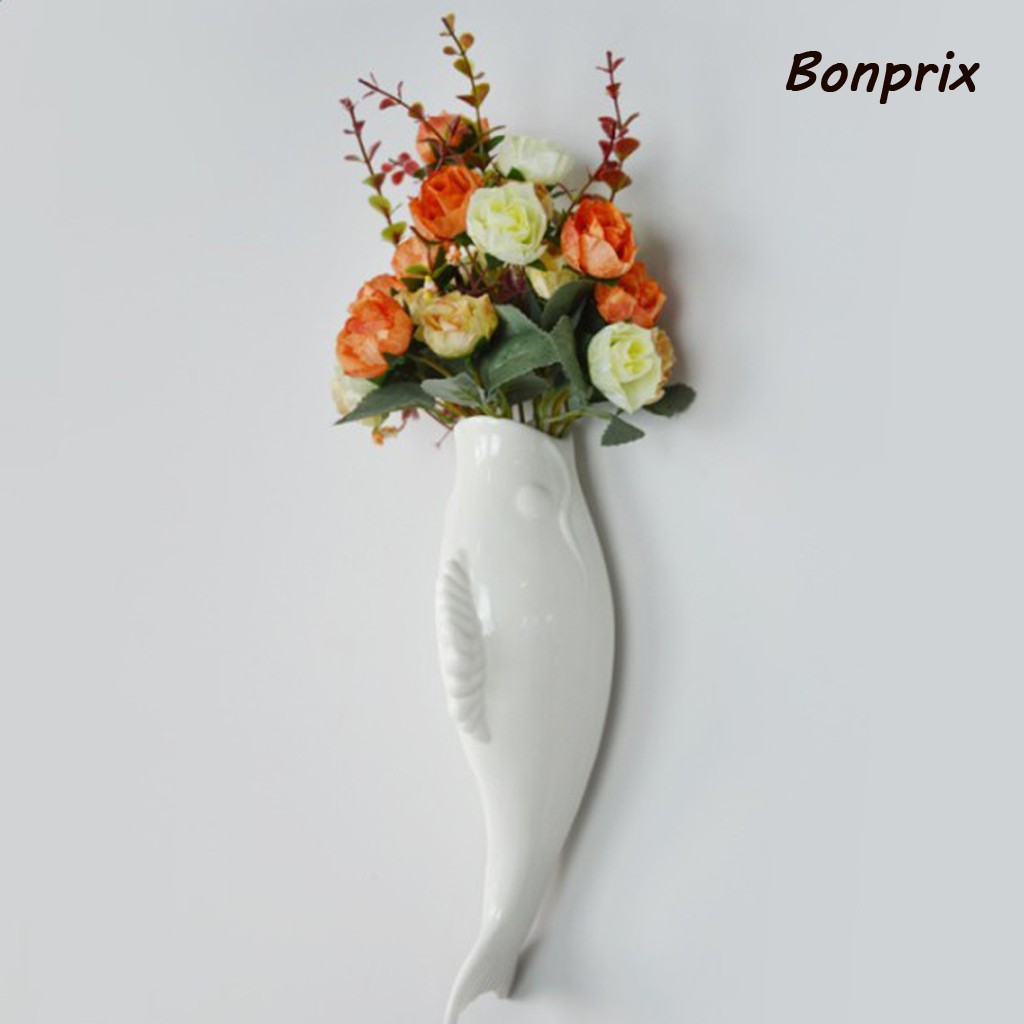 Bình Hoa Treo Tường Trang Trí Hình Chú Cá Đáng Yêu