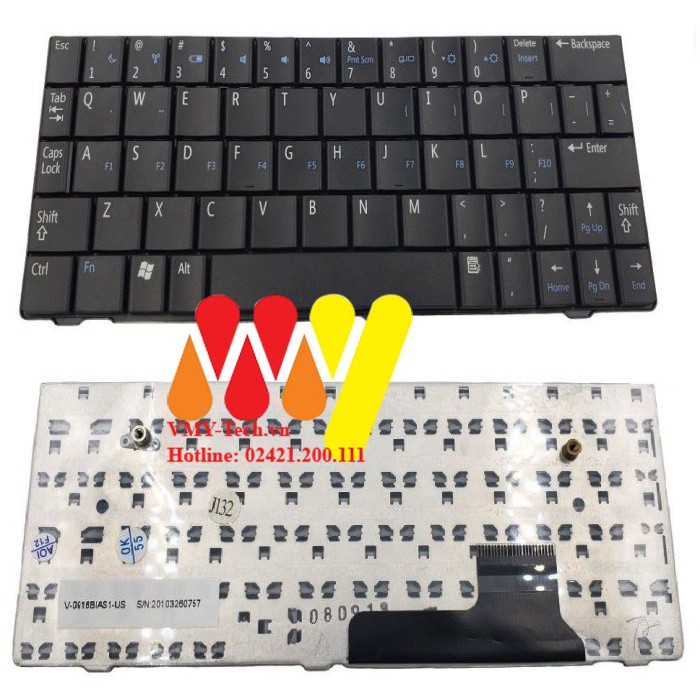 Bàn phím laptop DELL Inspiron MINI 910 NEW 100%