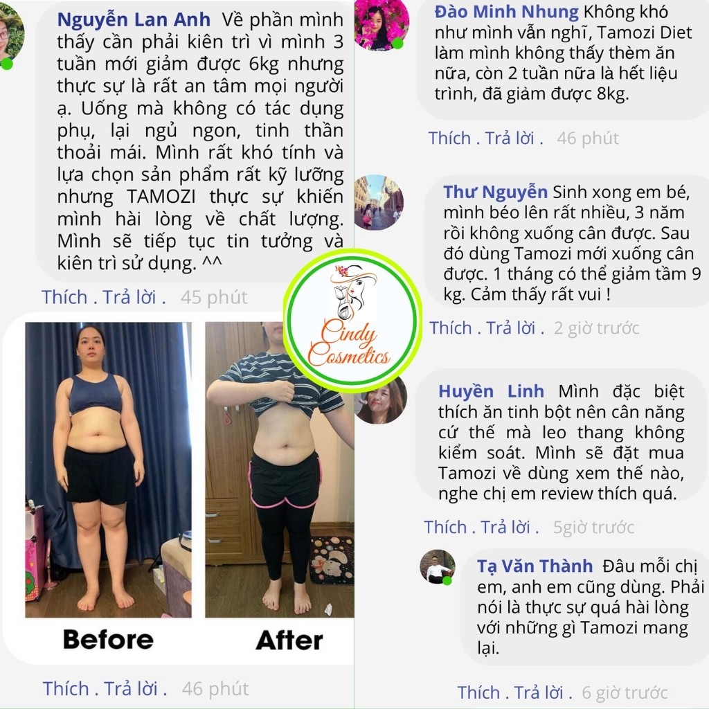 [Giảm 5-7kg] Viên Uống Giảm Cân TAMOZI DIET hộp 35g 100 viên💖 Giảm Béo Bụng, Tăng Cơ An Toàn Hiệu Quả,