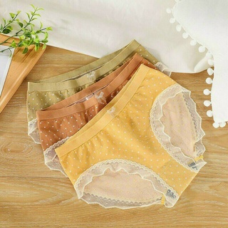 Quần lót cotton basic chấm bi inonin