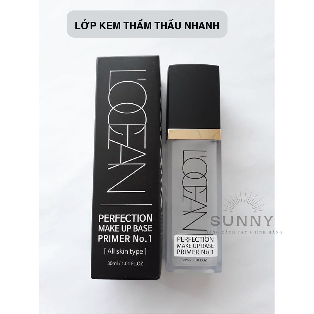 Kem lót nền L'OCAEN Perfection Makeup Base dạng nước siêu mỏng nhẹ, tạo lớp lót tự nhiên, mềm mại