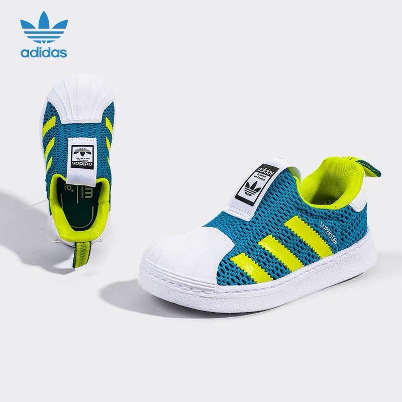 55*hàng Có Sẵn*Giày Thể Thao Adidas SUPERSTAR Mới Mùa Hè Cho Trẻ Em