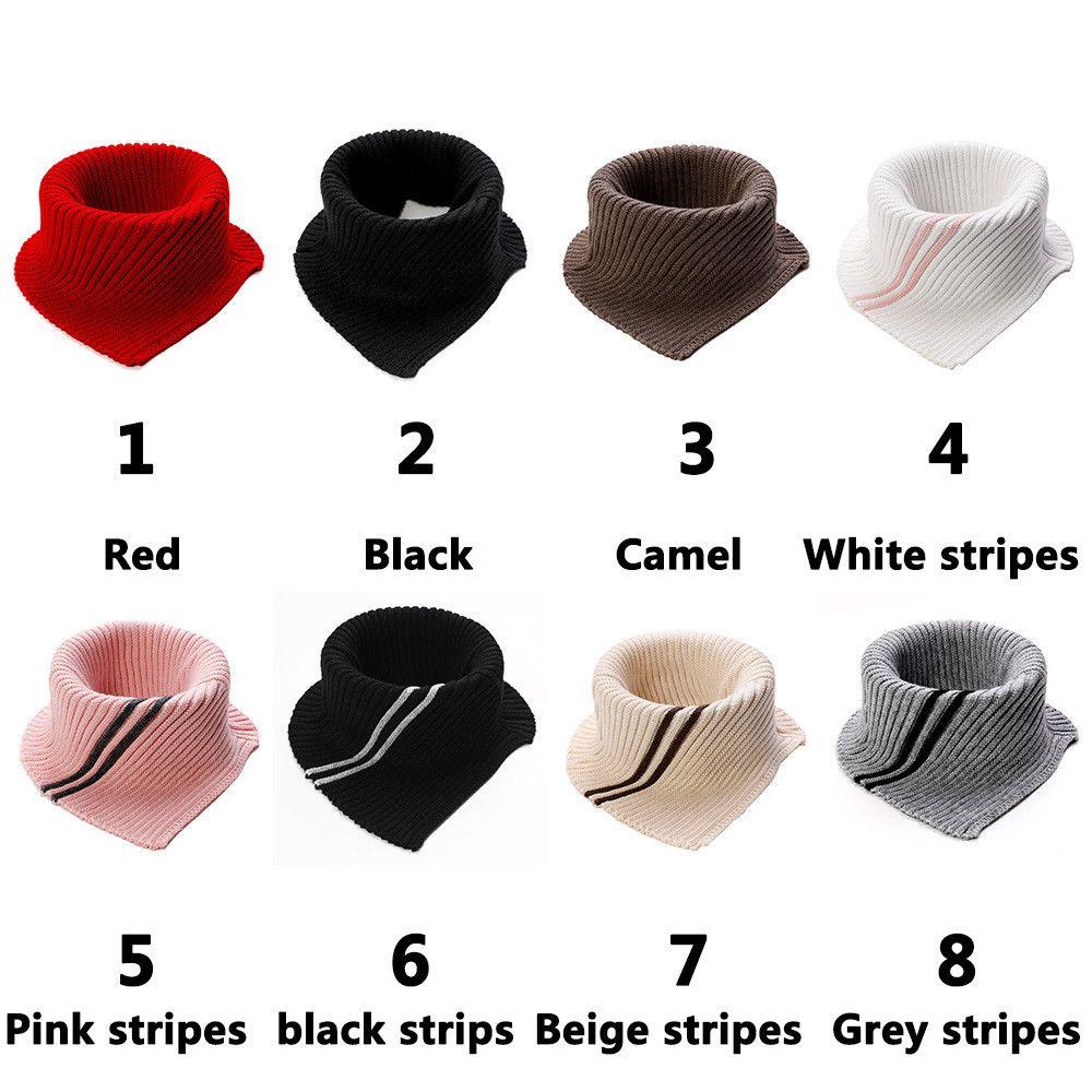 Khăn Choàng Cổ Giả Len Phối Nhung Thoải Mái Thời Trang Unisex