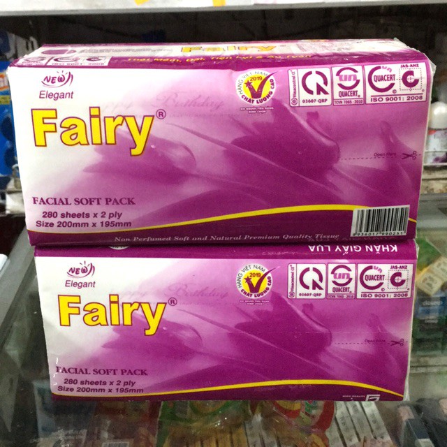 gg1 Giấy Ăn Rút Fairy Loại Dài 280 tờ x 2 lớp