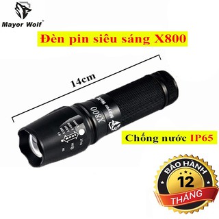Đèn Pin Siêu Sáng, Đèn Pin Chống Nước X800