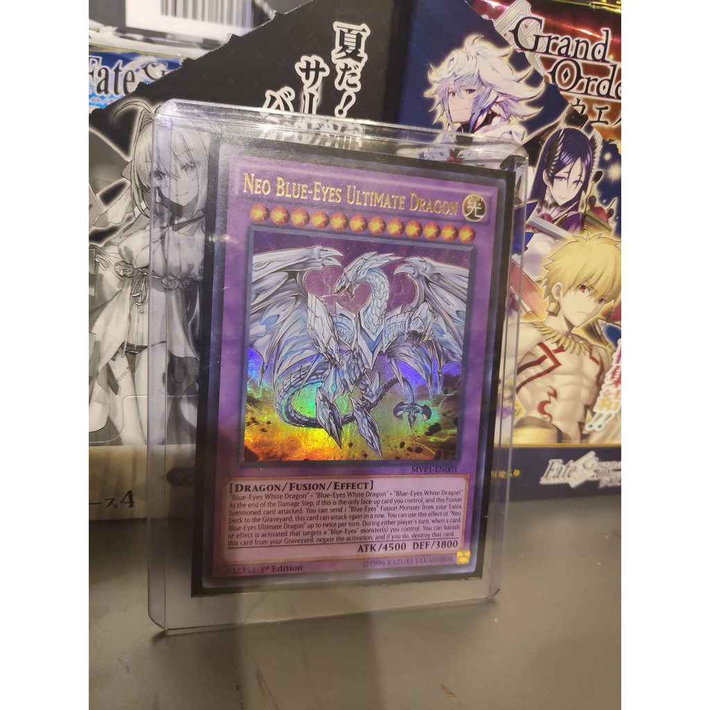Lá bài thẻ bài Neo Blue Eyes Ultimate Dragon - Ultra Rare - Tặng bọc bài nhựa bảo quản