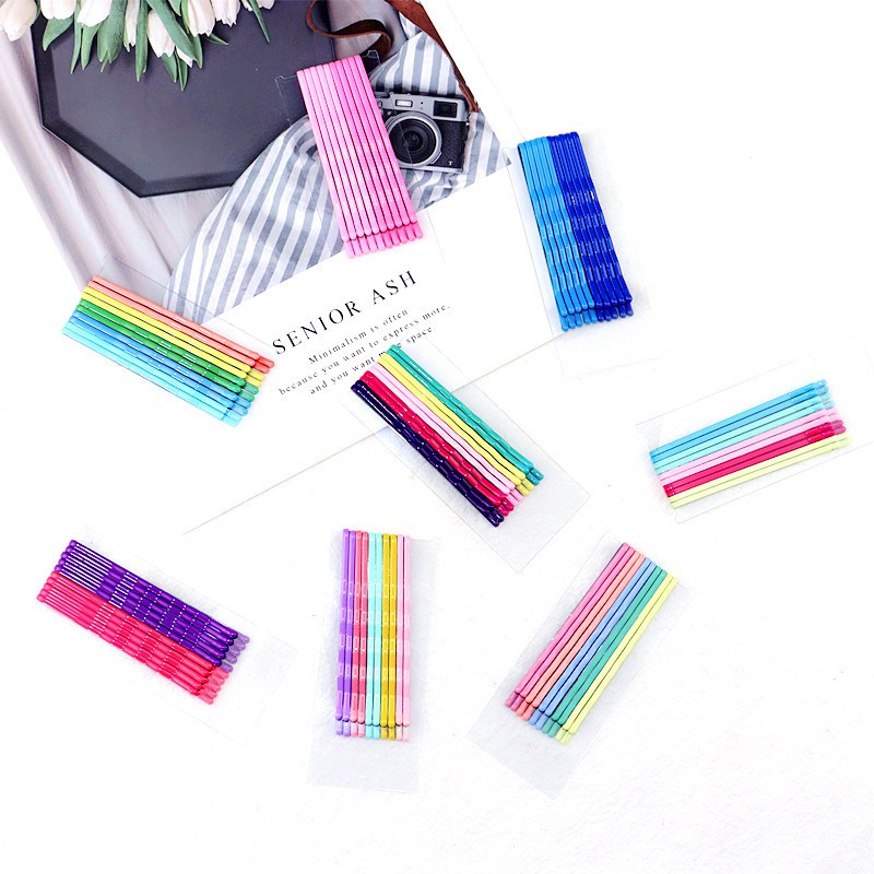 Set kẹp cầu vồng 10 cây - UniLabel