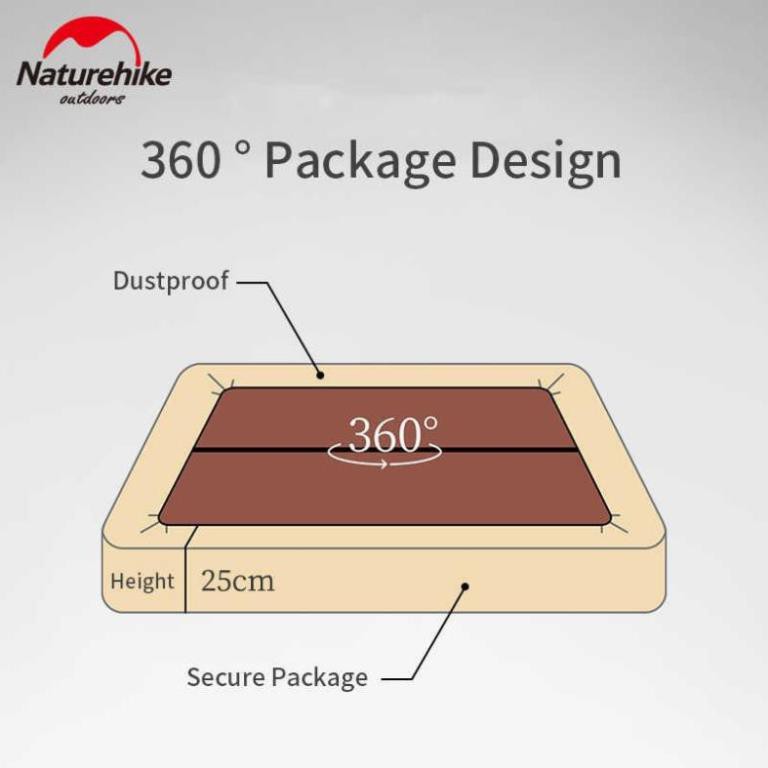Drap đệm bơm hơi Glamping NatureHike NH20PJ023