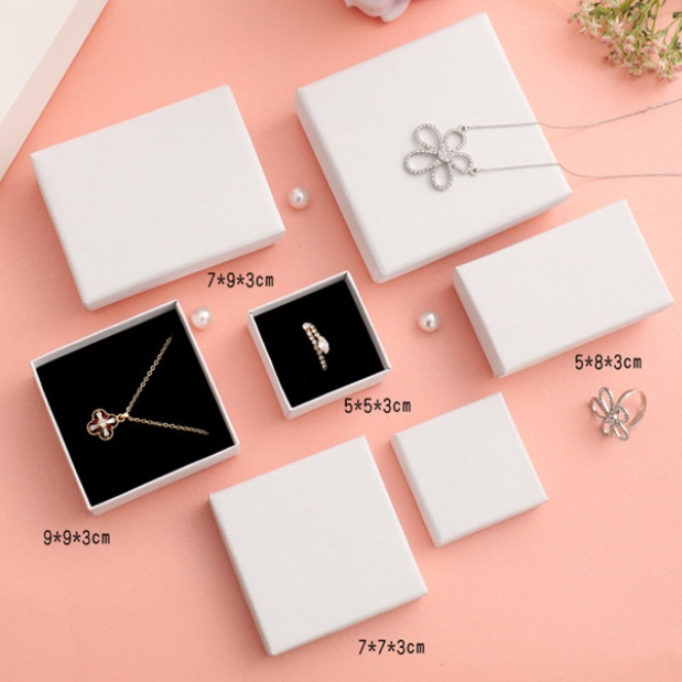 Hộp Đựng Trang Sức Chống Bụi Chất Lượng Cao In Họa Tiết Kẻ Sọc Phong Cách Hàn Quốc Thời Trang Chất Lượng Cao
